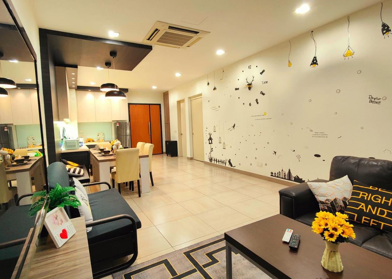 Ipoh City Modern Homestay Octagon 5-7 Pax Apartment Suite Free Parking By City Home Empire Eksteriør billede