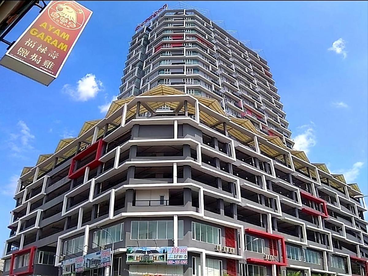 Ipoh City Modern Homestay Octagon 5-7 Pax Apartment Suite Free Parking By City Home Empire Eksteriør billede